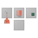 Jung Notrufset Serie LS  NRS LC 0834 204 