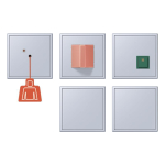 Jung Notrufset m.USV   NRS LC 0834-2 208 