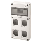 GEWISS Q-DIN 8 Leergehäuse f.2  GW68003N 