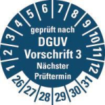 HEIN 185661 Prüfpl.DGUV3 NP 