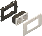 HKL Zweifachsteckdoseneinheit  KES-2.3.3 