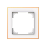 BJ Rahmen 1-fach m.Dekorring   1721-441M 
