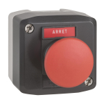 GS Gehäuse mit Pilztaster flach  XALD164 