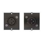 Bachmann Rahmen XLR 3pol Buchse  917.096 