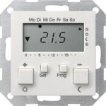 GIRA 237003 RTR 230V m.Uhr reinweiß 