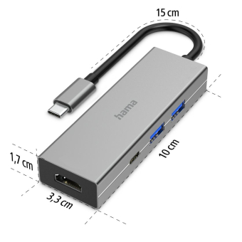 Hama USB-C-Hub Multiport          200107 