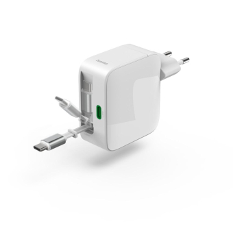 Hama USB-Schnellladegerät 30W ws  201956 