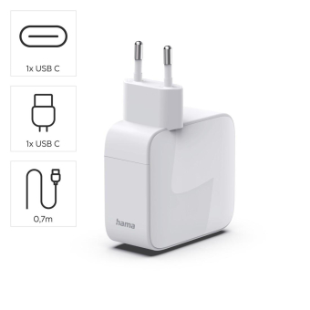 Hama USB-Schnellladegerät 30W ws  201956 