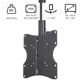 Hama TV-Deckenhalterung 19-46Zoll 220876 