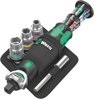 Wera Vierkant Zyklop Pocket Set  0522305 