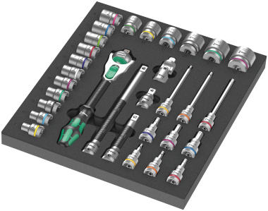 Wera Knarren-Satz Einlage 8000 C 0522520 
