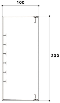 GGK Kanal FB 100x230               11093 