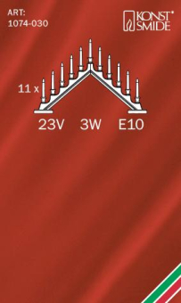 Ersatzbirne 23V 3W E10          1074-030 