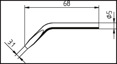 Ersa Lötspitze ERSADUR 3,1mm   0032JD/SB 