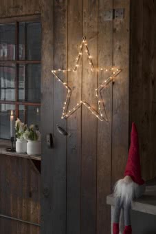 LED Metallstern 50 LED amber    1200-993 