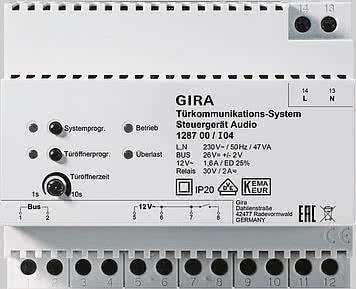 GIRA Steuergerät Audio REG        128700 