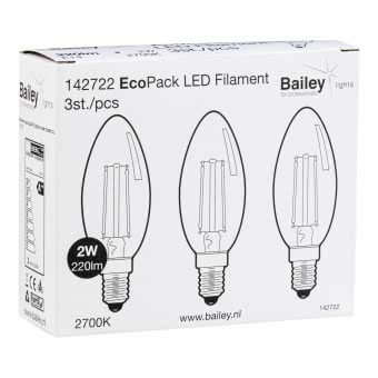 BAIL EcoPack 3pcs LED FIL C35 E14 142722 