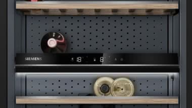 Siemens KW36KATGA sw Weinlagerschrank 