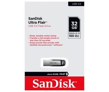 SanDisk Ultra Flair USB-Stick 3.0 32GB 