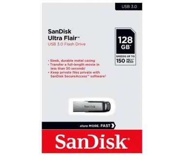 SanDisk Ultra Flair USB-Stick 3.0 128GB 