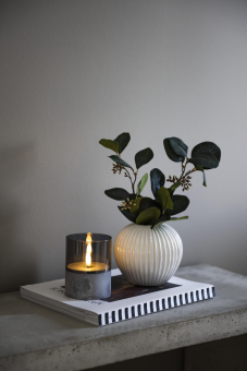 LED Kerzen 3er-Set smokey grey  1819-300 