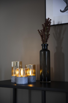 LED Kerzen 3er-Set smokey brown 1819-600 