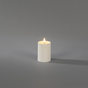 LED Kunststoffkerze weiß Außen  1871-100 