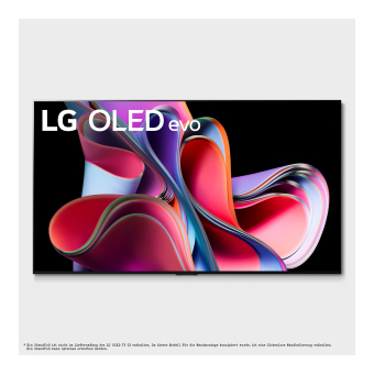 LG OLED65G39LA sw OLED-TV evo 