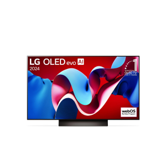 LG OLED48C47LA sw OLED-TV evo 