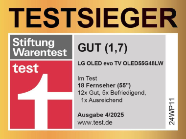 LG OLED55G48LW sw OLED-TV evo 