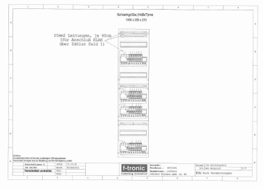 f-tronic Verteilerfeld verdrahtet 