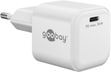 Goobay USB-Schnellladegerät Nano weiß 