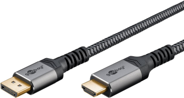 Goobay Plus DisplayPort/HDMI-Kabel 1m 