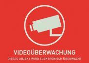 ABUS Warnaufkleber Video -D-      AU1321 