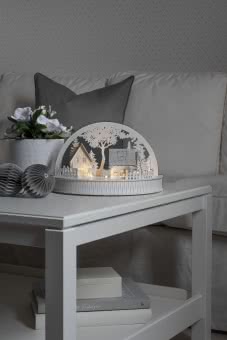 LED Holzsilhouette Häuser       3280-210 