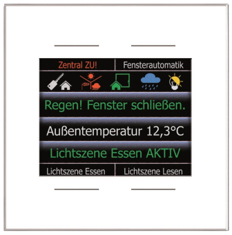 ISSE Glas-Infomodul mit      LCN - GT4DW 