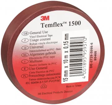 3M Temflex               10MX15MMX0,15MM 