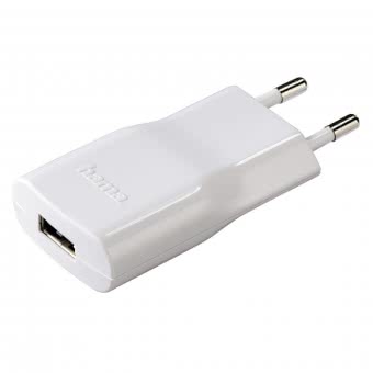Hama USB-Ladeadapter weiß          14133 