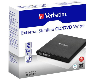 Verbatim Externer CD/DVD-Brenner 