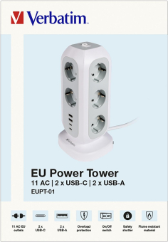 Verbatim Steckdosenturm EUPT-01 
