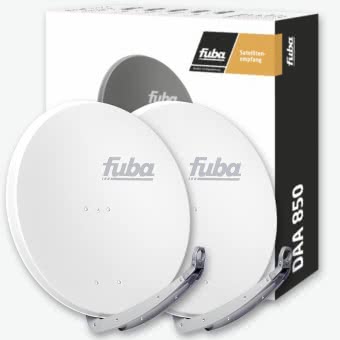 Fuba DAA 850 WW Satellitenantennen weiß 