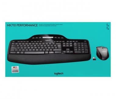 Logitech MK710 schwarz Tastatur/Maus-Set 