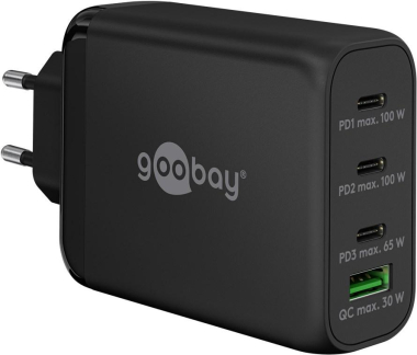 Goobay Multiport-Schnellladegerät sw 