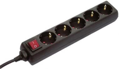 Hapena Tischsteckdose 5-fach       48362 