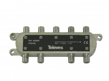 Televes 8-fach Verteiler          VT812D 