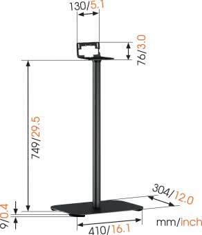 Vogels SOUND 3305 ws Bodenständer 
