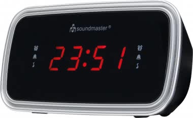 Soundmaster UR106SW sw/si Uhrenradio 