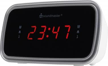 Soundmaster UR106WE ws/si Uhrenradio 