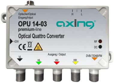 AXING Optischer Quattro-       OPU 14-03 