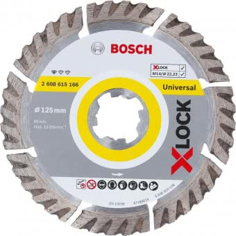 Bosch X-LOCK Diamant-Trennscheibe 125mm 